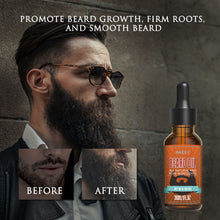 Load image into Gallery viewer, Beard Growth Oil Serum Fast Growing Beard Mustache Facial Hair Grooming For Men
