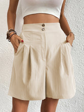 Load image into Gallery viewer, High Waist Shorts with Pockets
