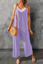 Load image into Gallery viewer, Spaghetti Strap Wide Leg Jumpsuit
