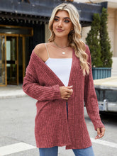 Load image into Gallery viewer, Open Front Long Sleeve Cardigan
