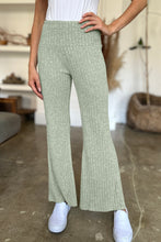 Load image into Gallery viewer, Ribbed High Waist Flare Pants
