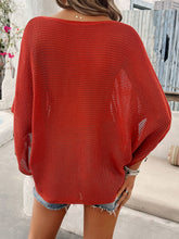 Load image into Gallery viewer, V-Neck Batwing Sleeve Knit Top
