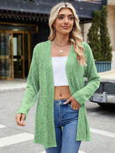 Load image into Gallery viewer, Open Front Long Sleeve Cardigan
