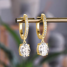 Load image into Gallery viewer, 3 Carat Moissanite 925 Sterling Silver Earrings
