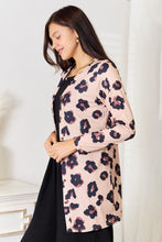 Load image into Gallery viewer, Double Take Printed Button Front Longline Cardigan
