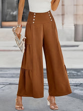 Load image into Gallery viewer, Smocked Wide Leg Pants
