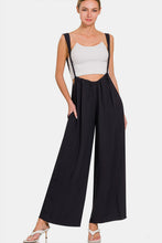 Load image into Gallery viewer, Zenana Tie Back Suspender Jumpsuit with Pockets
