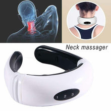 Load image into Gallery viewer, Electric Tens Unit Pulse Neck Massager Magnetic Pulse Therapy Vertebra Relax
