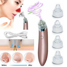 Load image into Gallery viewer, Electric Blackhead Vacuum Pore Cleaner Acne Pimple Remover Strong Suction Tool Electric Blackhead Remover Pore Vacuum Suction Diamond Dermabrasion Face Cleaner
