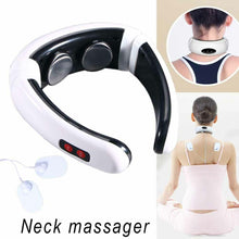 Load image into Gallery viewer, Electric Tens Unit Pulse Neck Massager Magnetic Pulse Therapy Vertebra Relax
