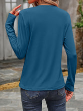 Load image into Gallery viewer, Round Neck Long Sleeve T-Shirt
