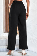 Load image into Gallery viewer, Belted High-Rise Wide Leg Pants
