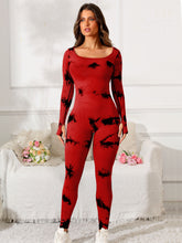 Load image into Gallery viewer, Scoop Neck Long Sleeve Active Jumpsuit
