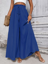 Load image into Gallery viewer, Honey Tied High Waist Wide Leg Pants
