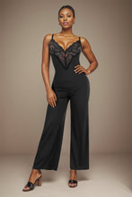 Load image into Gallery viewer, Lace Detail Spaghetti Strap Jumpsuit
