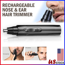 Load image into Gallery viewer, Electric Nose Ear Hair Trimmer Eyebrow Shaver Nose Hair Clipper Groomer For MEN
