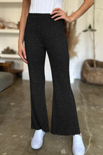 Load image into Gallery viewer, Ribbed High Waist Flare Pants
