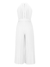 Load image into Gallery viewer, Cutout Tied Pleated Sleeveless Jumpsuit
