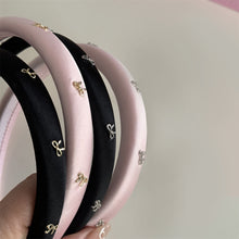 Load image into Gallery viewer, Alloy Bow Trim Headband
