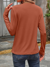 Load image into Gallery viewer, Round Neck Long Sleeve T-Shirt
