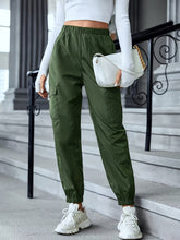 Load image into Gallery viewer, Full Size Elastic Waist Pants with Pockets
