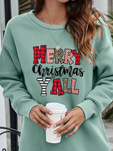 Load image into Gallery viewer, MERRY CHRISTMAS Y&#39;ALL Graphic Sweatshirt
