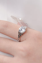 Load image into Gallery viewer, 2 Carat Moissanite 925 Sterling Silver Ring
