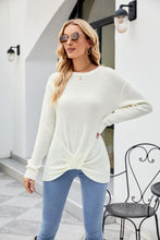 Load image into Gallery viewer, Twisted Round Neck Sweater
