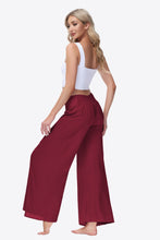 Load image into Gallery viewer, Smocked Split Wide Leg Long Pants
