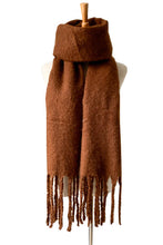 Load image into Gallery viewer, Fringe Detail Polyester Scarf
