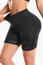 Load image into Gallery viewer, Full Size Lace Trim Lifting Pull-On Shaping Shorts
