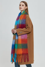 Load image into Gallery viewer, Fringe Detail Polyester Scarf
