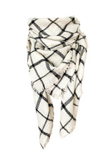 Load image into Gallery viewer, Faux Cashmere Plaid Scarf
