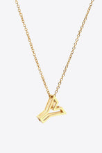 Load image into Gallery viewer, U to Z Letter Pendant Nekclace
