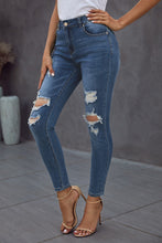 Load image into Gallery viewer, Baeful Vintage Skinny Ripped Jeans
