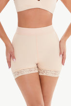 Load image into Gallery viewer, Full Size Pull-On Lace Trim Shaping Shorts
