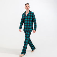 Load image into Gallery viewer, Men Plaid Shirt and Pants Set
