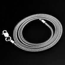 Load image into Gallery viewer, 21.7&quot; Snake Chain 925 Sterling Silver Necklace
