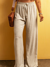 Load image into Gallery viewer, Drawstring Wide Leg Pants
