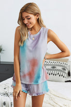 Load image into Gallery viewer, Swingy Tank and Ruffled Shorts Loungewear
