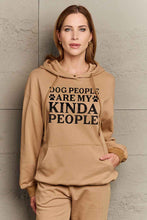 Load image into Gallery viewer, Simply Love Simply Love Full Size Dog Paw Slogan Graphic Hoodie
