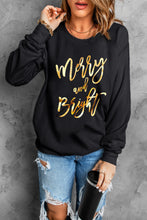 Load image into Gallery viewer, Letter Graphic Round Neck Sweatshirt
