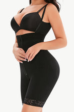 Load image into Gallery viewer, Full Size Lace Detail Zip-Up Under-Bust Shaping Bodysuit
