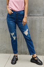 Load image into Gallery viewer, Judy Blue Melanie Full Size High Waisted Distressed Boyfriend Jeans
