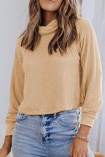 Load image into Gallery viewer, Waffle-Knit High Neck Top
