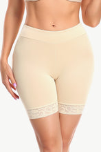 Load image into Gallery viewer, Full Size Lace Trim Lifting Pull-On Shaping Shorts
