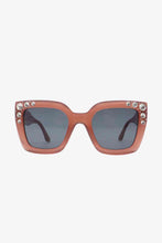 Load image into Gallery viewer, Inlaid Rhinestone Polycarbonate Sunglasses
