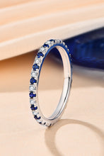 Load image into Gallery viewer, Moissanite Lab-Grown Sapphire Rings
