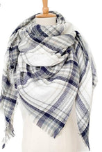 Load image into Gallery viewer, Plaid Imitation Cashmere Scarf
