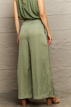 Load image into Gallery viewer, Smocked Waist Wide Leg Printed Long Pants
